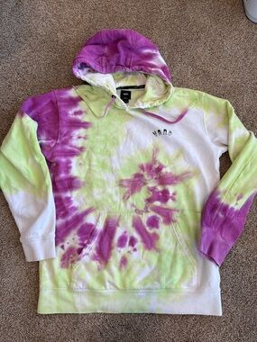 Vans Tie-Dye Hoodie — Purple & Lime